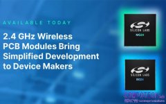 Silicon Labs推出全新2.4 GHz 無線PCB模組，使物聯網裝置製造商 之開發流程更快速簡捷