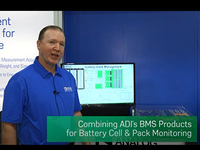 結合運用ADI的BMS產品，實現電池單元和電池組監測