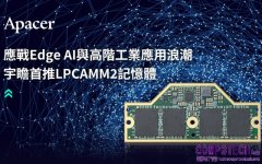 應戰Edge AI與高階工業應用浪潮  宇瞻首推LPCAMM2記憶體