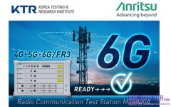 KTR 採用 Anritsu 安立知 MT8000A 建立 FR3 測試平台，助力未來 6G 研究