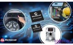 Microchip 推出首款支援按鍵滑桿與滾輪並行感測的即用型觸控控制器