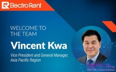 Electro Rent 任命 Vincent Kwa 為亞太區副總裁暨總經理