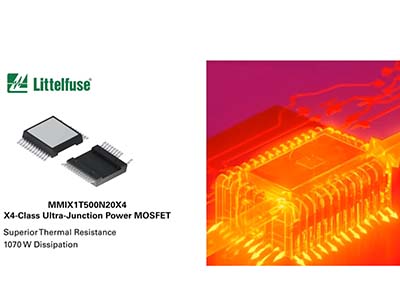 200 V、480 A MOSFET 提升電動車充電系統效率
