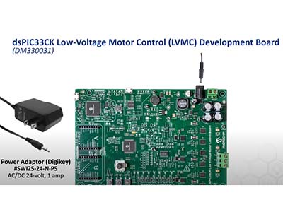 Microchip的dsPIC33CK低壓馬達控制（LVMC）開發板